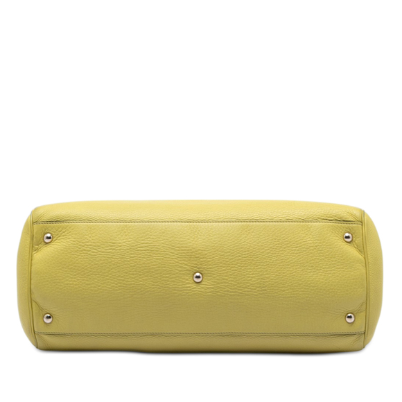 Pre-Loved Gucci Large Calfskin Bamboo Shopper Satchel - Picture 3 of 7